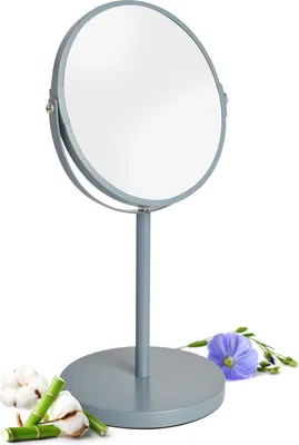 Produktbild von Schminkspiegel Kosmetikspiegel Rasierspiegel Standspiegel Standspiegel Vergrößerung Grau
