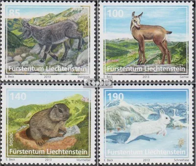 Produktbild von Briefmarken Liechtenstein 2013 Mi 1675-1678 (kompl.Ausg.) postfrisch Tiere