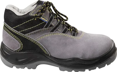 Immagine prodotto di Scarpe di sicurezza alte Goodyear con metallo S1P in pelle scamosciata nera e grigia misura 38