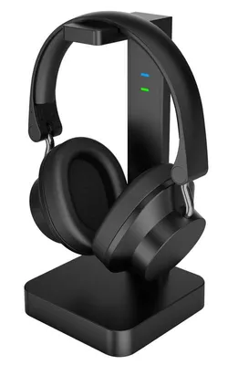 Image de Karma Italiana HARMONY Écouteurs Avec fil &sans fil Arceau TV Micro-USB Socle de chargement Noir