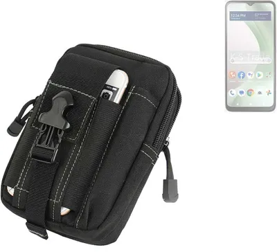 Produktbild von K-S-Trade Gürtel Tasche kompatibel mit BLU View 5 Gürteltasche Holster Schutz Hülle Handy Hülle Smartphone outdoor Handy-Hülle schwarz