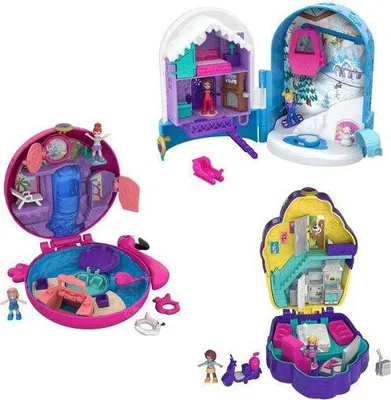 Zdjęcie produktu dla Polly Pocket FRY35, Akcja/Przygoda, 4 lat(a), Różne kolory, Plastik