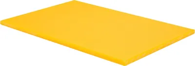 Image de Planche à découper Gastro, planche de cuisine 450x300x13mm jaune
