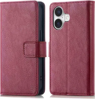 Productafbeelding van imoshion Luxe Bookcase voor de Apple iPhone 17 - Bordeaux