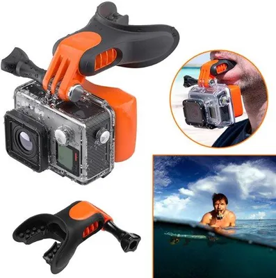 Produktbild von Zwei-Stück-Set für Action-Camera-Ausrüstung, geeignet für Halterungen, geeignet für DJI Inspire und Action-Cam-Surfbänder.