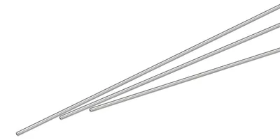 3x Edelstahl-Kapillarrohr 0,8 mm x 0,2 mm, 300 mm