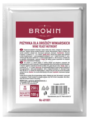 Produktbild von Browin Hefenährsalz für Weinhefe mineralisch 100g