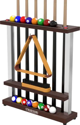 Produktbild von Stradivari Billard-Queue Ständer "Francesca", Holz-Walnuss