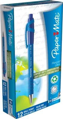 Image de PAPER MATE Kugelschreiber Flexgrip Ultra RT M Blau 12 Stück