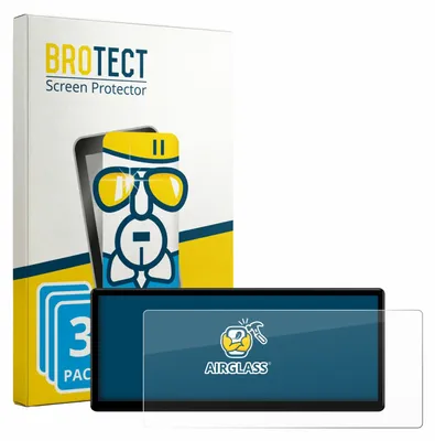 Produktbild von 3x BROTECT Schutzglas für Xtrons QWBX24CCB12E92 Schutzfolie Panzer Folie Glas Display Schutz klar