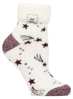 Produktbild von Damen Kuschelsocken Thermo | Heat Holders | Lite Lounge Bettsocken Antirutsch