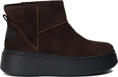 Produktbild von Schlupfschuh Sockenstil 0625712004 Echtveloursleder Schokoladenbraun isoliert 5,5 cm Plateau