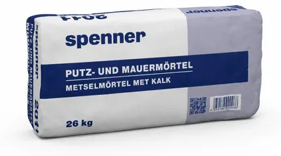 Immagine prodotto di Spenner Putz- und Mauermörtel 25kg - für Innen- und Außenbereich, auch für Feuchträume geeignet
