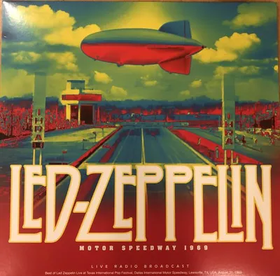 Produktbild von Led Zeppelin: Motor Speedway 1969 (1LP, Yellow Transparent, 2023) Gramophonplatte