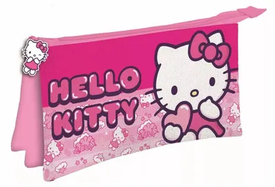 Obrázek produktu pro Hello Kitty, pouzdro na psací potřeby, jednorožec, 3 přihrádky, 22 cm