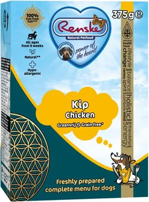 Produktbild von Frisches Huhn getreidefrei - tetra 375gr - Renske