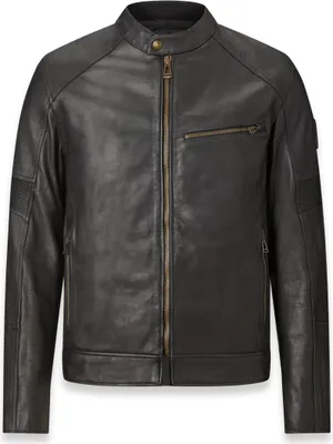 Produktbild von Belstaff Vanguard Motorrad Ledejacke, schwarz, 4XL