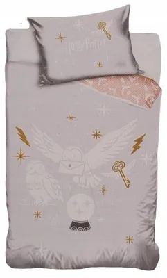Produktbild von Carbotex Harry Potter Kinder Baumwoll-Bettwäsche Set 100x135 cm