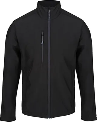 Produktbild von Regatta Honestly Made TRA600 | Honestly Made Recycled Softshell Jacket - Farbe: Black - Größe: M