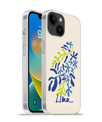 Produktbild von MuchoWow® Handyhülle Schutzhülle Hülle für Apple iPhone 14 - Softcase Blume - Blätter - Lima Silikon Softcase Handy Hülle - Mobiltelefonhülle