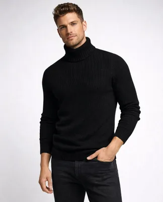 Produktbild von Recea Rollkragenpullover für Männer Monotit schwarz L