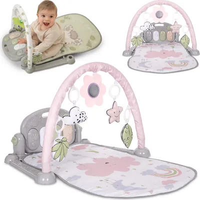 Obrázok produktu pre Lorelli MY FIRST PIANO hracia deka baby gym od 0+ – odnímateľné piano (zvuky), hrazdička+zrkadlo, 76×59×40 cm, 0,90 kg
