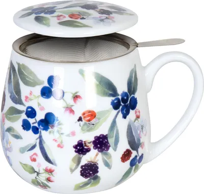 Produktbild von Könitz Porzellan Fruity Tea - Berry, Einzelbild, 0,42 l, Mehrfarbig, Porzellan, Tee, 1 Person(en)
