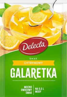 Image de Delecta Jelly Lemon flavour 70 G