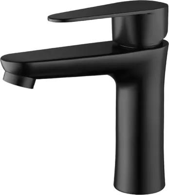 Produktbild von Wasserhahn, Waschtischarmatur aus Edelstahl, drehbarer Auslauf-Badarmatur, wassersparende Mischbatterie, mit 60 cm flexiblen Schläuchen