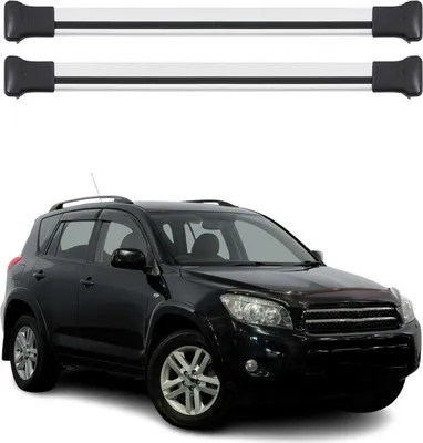 Image de Barres de toit transversales pour Toyota RAV 4 2006-2012 en Alu gris ABE