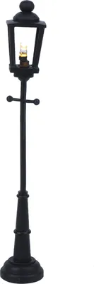 Image de Lampadaire LED pour maison de poupées miniature 1/12, accessoires de décoration pour maison de poupées miniature, route