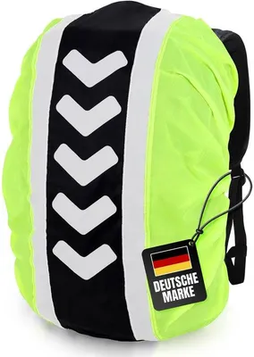 Productafbeelding van FLEXEO Regenhoes, rugzakhoes met reflectoren (42-55 l), waterafstotende regenhoes voor rugzakken, regenhoes