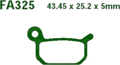 Image de Plaquettes de frein avant pour KTM SX 50 LC, année de fabrication 2006-2023 - Plaquettes de frein EBC - Neuf