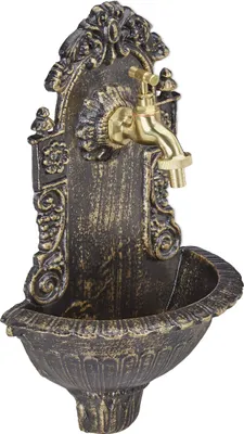 Produktbild von ANTIQUE GARDEN SINKING FONTAN Wanddekoration mit nostalgischem Wasserhahn