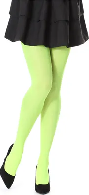 Image de Collants pour femmes Bellivalini en microfibre 60 DEN BLVFI1002 (jaune fluo, XXL) .