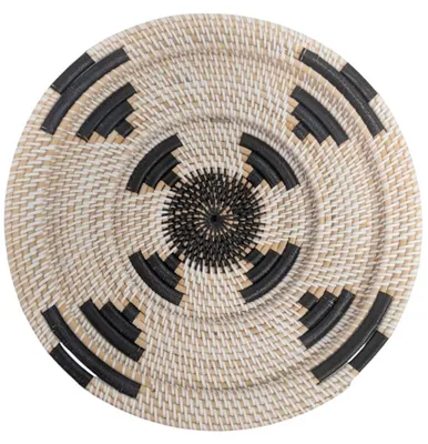 Produktbild von Bohemianische Wanddekoration aus Rattan, 40 cm