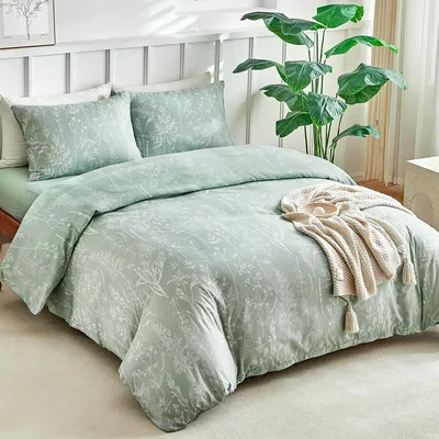 Produktbild von 4-teiliges Bettwäsche-Set für 180 cm Bett mit Kissenbezügen
