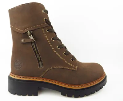 Produktbild von Rieker HWK Damen Stiefel Schnürstiefel Braun : 43