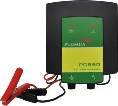 Produktbild von Pulsara Weidezaungerät/Akkugerät PC850 (12V/230V) – bis zu 5 km