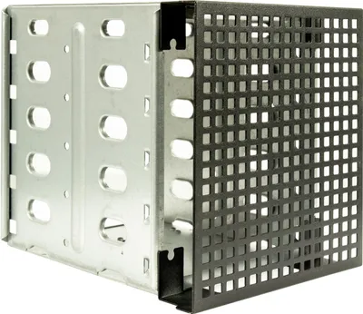Produktbild von 5,25" > 3,5" Einbaurahmen (schwarz)