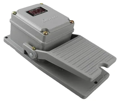 Fußpedalschalter 15A/250V Aluminium mit Silberkontakten