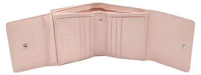 Produktbild von Valentini Lirna 503 Kleiner Leder-Damenportemonnaie Rosa 8 Kartenfächer