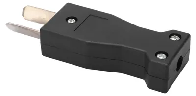 Imagen del producto de Enchufe de carga para carritos Club Car, de dos pines, tipo "pata de gallo", de repuesto para modelos EZGO de 36V, anteriores a 1982, y para modelos Club Car 14835, G1 (16152) y G2 (16152)