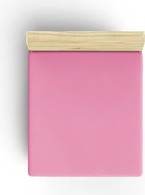 Produktbild von L'Essentiel Linge de Maison, Pink, Ranforce Einzel-Spannbettlaken (FR) (IT) (ES) (DE), Rosa, 100% BAUMWOLLE, 90 x 200+30 cm