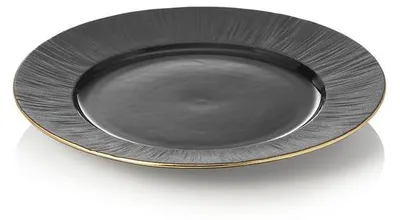 Produktbild von Teller Set MAYA KURO, flach, Ø 22 cm, schwarz