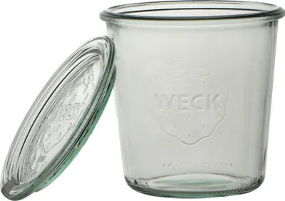 Einmachgläser 6 x 290 ml mit Deckel, durchsichtig, Glas