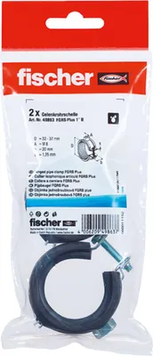 Zdjęcie produktu dla fischer przegubowy zacisk rurowy FGRS Plus 1" B (2) 10 szt