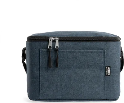 Produktbild von Kühltasche Bismar aus recyceltem RPET-Polyester Jeans meliert