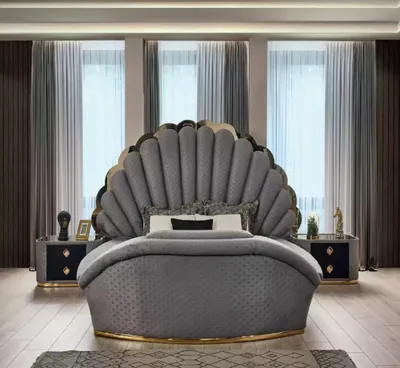 Produktbild von Luxus Bett Design Betten Möbel Doppelbett Schlafzimmer Königlich 200x200