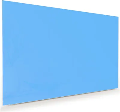 Produktbild von Glasbild 60x40cm in XXL für Wohnzimmer, Schlafzimmer Motiv Himmelblauer Hintergrund